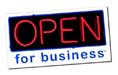 Open for Business